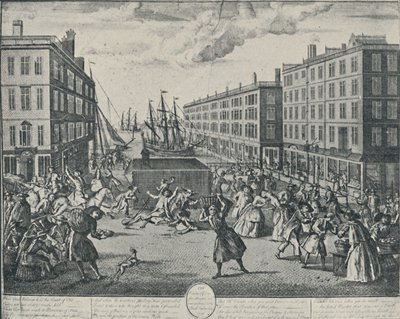 "The Humors of Billingsgate, 1736", 1920 tekijältä Arnoldus van Haecken