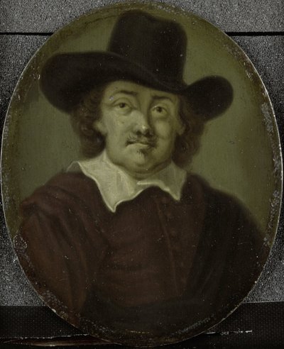 Amsterdamin runoilijan Jeremias de Deckerin muotokuva tekijältä Arnoud van Halen