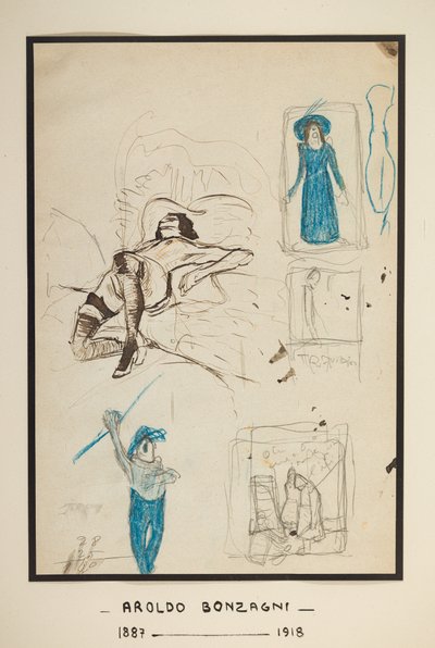 Traviata (tussi paperille) tekijältä Aroldo Bonzagni