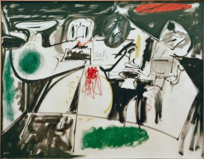 Viimeinen maalaus (musta munkki) tekijältä Arshile Gorky