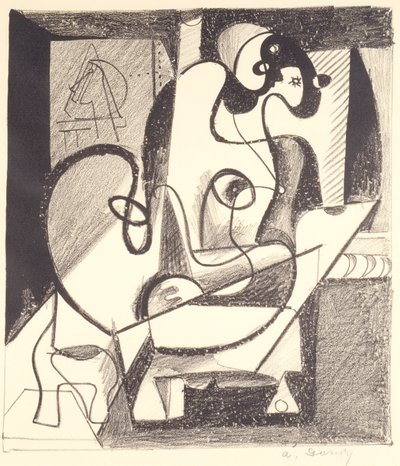 Taidemaalari ja malli (The Creation Chamber) tekijältä Arshile Gorky
