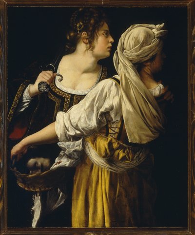 Judith ja Holofernesin pää, n. 1615 (öljy kankaalle) tekijältä Artemisia Gentileschi