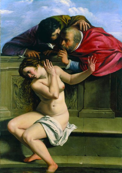 Susanna ja vanhimmat tekijältä Artemisia Gentileschi