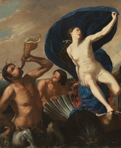 Galatean voitto (öljy kankaalle) tekijältä Artemisia and associate Gentileschi