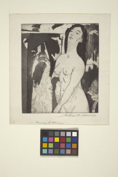 Doorway to Illusion (etsaus ja akvatinta) tekijältä Arthur Bowen Davies