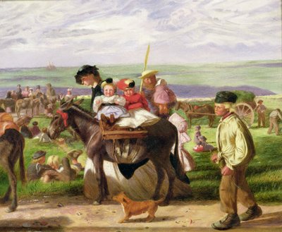Meren rannalla, Pegwell Bayssä, lähellä Ramsgatea tekijältä Arthur Boyd Houghton