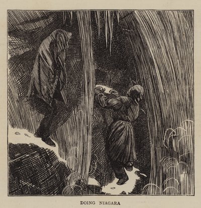 Niagaraa tekemässä tekijältä Arthur Boyd Houghton