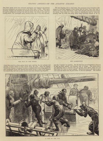 Graphic America, Atlantic Steamer tekijältä Arthur Boyd Houghton
