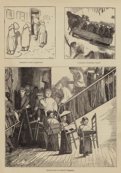 Graafinen Amerikka, Shakers tekijältä Arthur Boyd Houghton