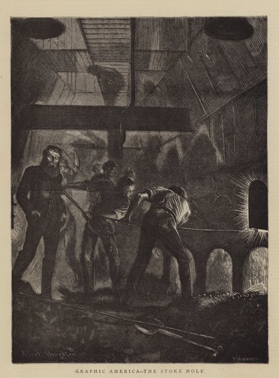 Graafinen Amerikka, Stoke Hole tekijältä Arthur Boyd Houghton