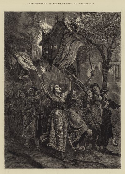 Kommuuni tai kuolema, Montmartren naiset tekijältä Arthur Boyd Houghton