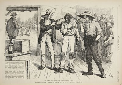 Tietysti hän haluaa äänestää demokraattista lippua, 1876 tekijältä Arthur Burdett Frost