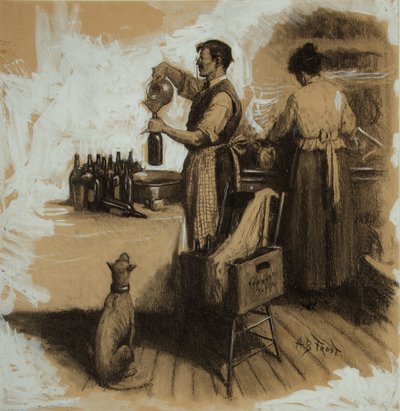 The Bootleggers (Hiili ja guassi kartongille) tekijältä Arthur Burdett Frost