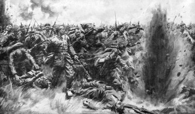 Massiivinen saksalaisten hyökkäys Britannian rintamalla, ensimmäinen maailmansota, 1914 1926. tekijältä Arthur C. Michael