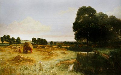 Englannin vihreä ja miellyttävä maa (öljy kankaalle) tekijältä Arthur Claude Cooke