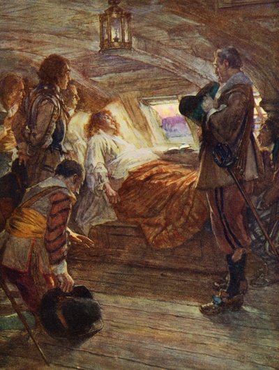 Sir Francis Draken kuolema tekijältä Arthur David (after) McCormick