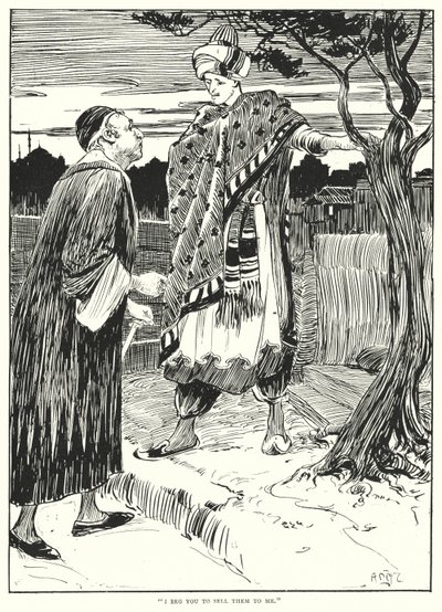 "Pyydän sinua myymään ne minulle" (kaiverrus) tekijältä Arthur David McCormick