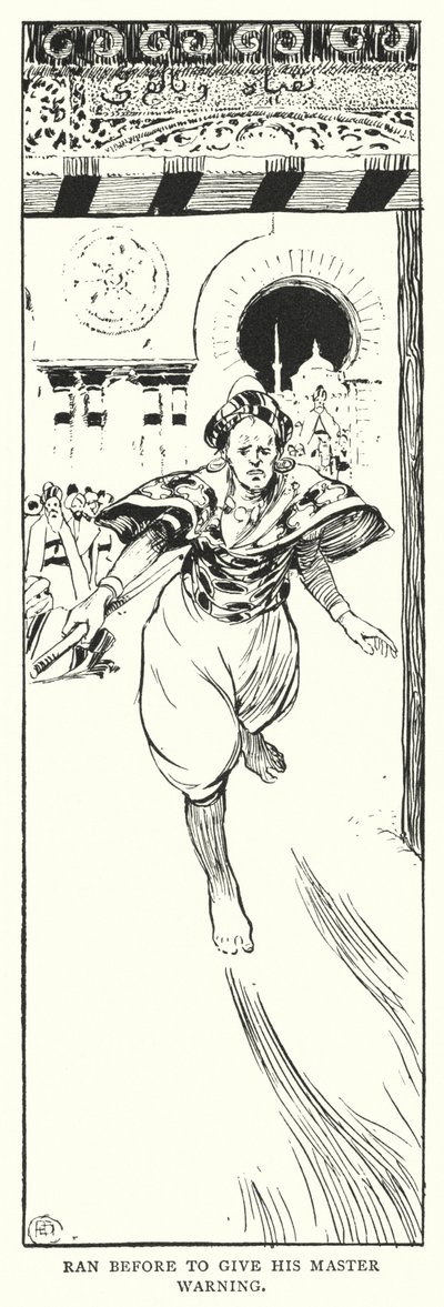 Juoksi ennen antamaan mestarilleen varoituksen (kaiverrus) tekijältä Arthur David McCormick