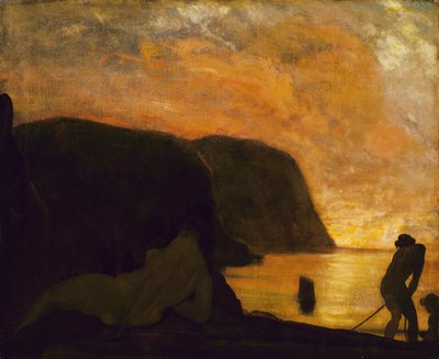 Suurempi aamu, n. 1900-1905. tekijältä Arthur Davies