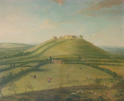 Hoghton Tower, 1700-luku tekijältä Arthur Devis