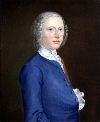 Omakuva, n.1737 (öljy kankaalle) tekijältä Arthur Devis
