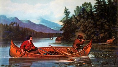 Amerikkalaiset metsästyskohtaukset: Currier & Ives, julkaistu bu Currier & Ives. tekijältä Arthur Fitzwilliam (after) Tait