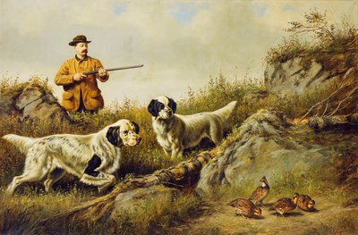 Amos F. Adams Shooting Over Goose Sulje loppu Shon, Count Closing, 16 tekijältä Arthur Fitzwilliam Tait