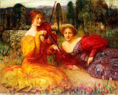Hiljaisuuden muusikko, 1900 tekijältä Arthur Hacker