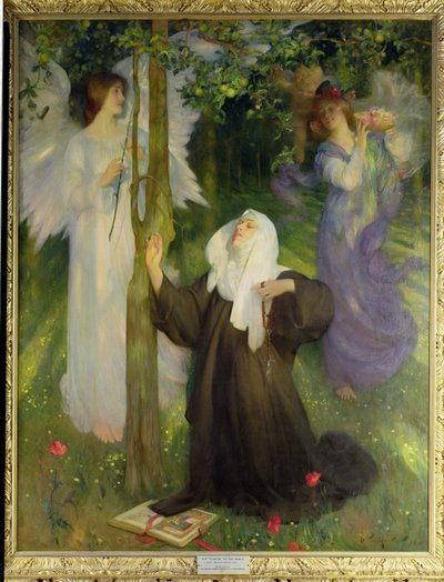 Luostari tai maailma, 1896 tekijältä Arthur Hacker
