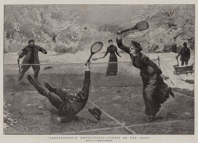 Peruuttamattomat harrastajat, Tennis lumessa tekijältä Arthur Hopkins