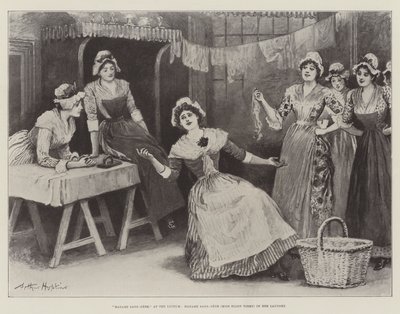 Madame Sans-Gene, Lyseumissa, Madame Sans-Gene (neiti Ellen Terry) pesulassa tekijältä Arthur Hopkins