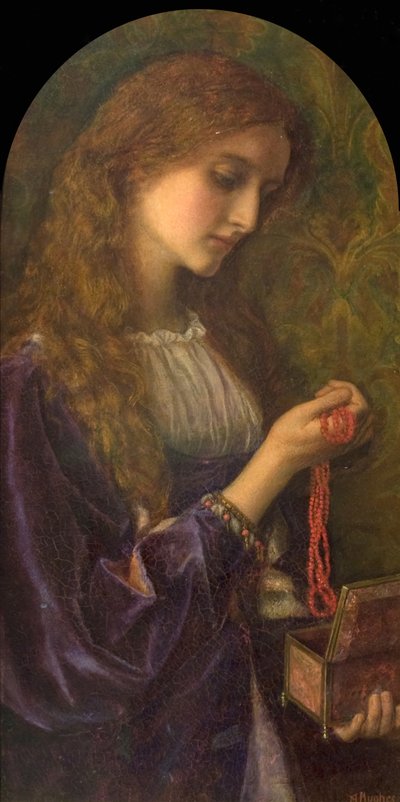 Madeleine, 1862-65 tekijältä Arthur Hughes