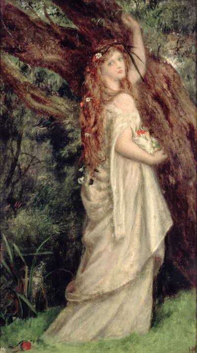 Ophelia tekijältä Arthur Hughes