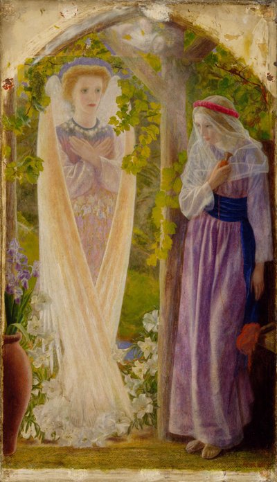 Ilmoitus, 1858 tekijältä Arthur Hughes