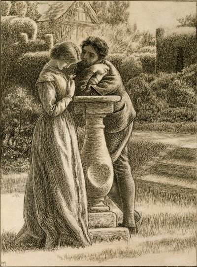 Kellotaulu, 1871 tekijältä Arthur Hughes