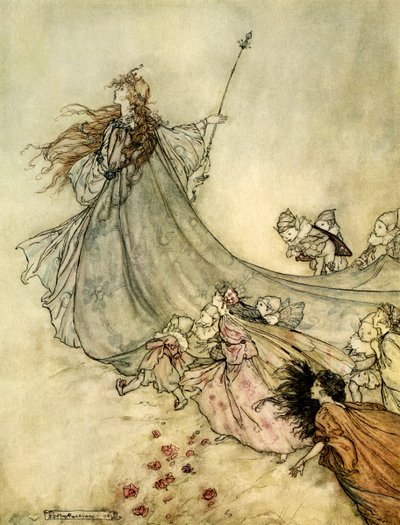 Juhannusyön unelma tekijältä Arthur Rackham