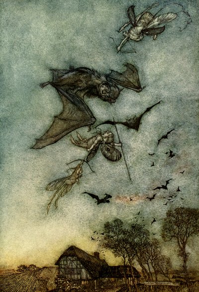 Juhannusyön unelma tekijältä Arthur Rackham