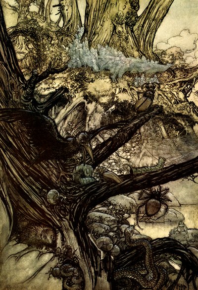 Juhannusyön unelma tekijältä Arthur Rackham
