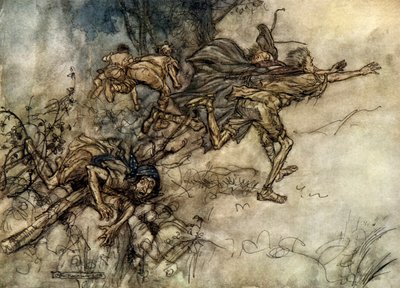 Juhannusyön unelma tekijältä Arthur Rackham
