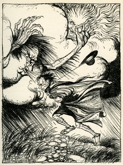 Aisopoksen tarinat tekijältä Arthur Rackham