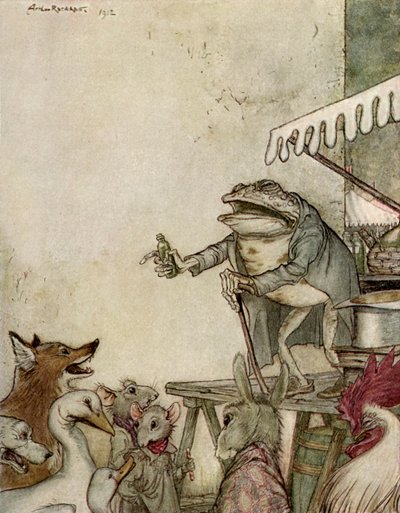 Aisopoksen tarinat tekijältä Arthur Rackham