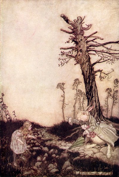Lewis Carrollin Liisa seikkailut ihmemaassa tekijältä Arthur Rackham