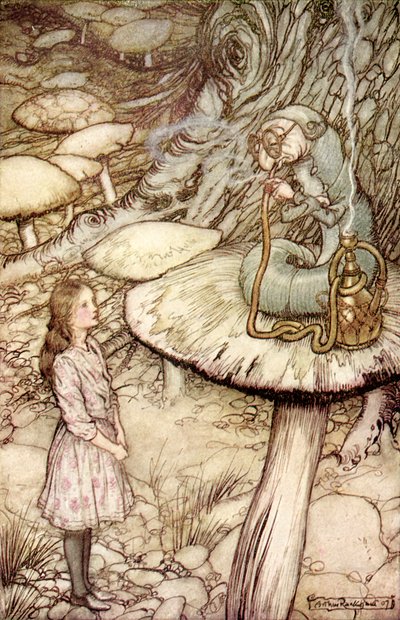 Lewis Carrollin Liisa seikkailut ihmemaassa tekijältä Arthur Rackham