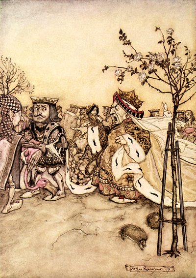 Lewis Carrollin Liisa seikkailut ihmemaassa tekijältä Arthur Rackham