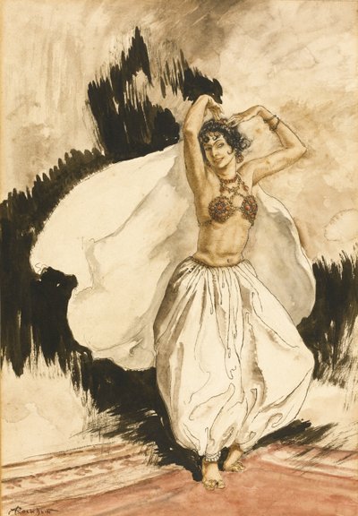 Anitras Tanssi. Henrik Ibsenin kuvitus Peer Gyntille tekijältä Arthur Rackham