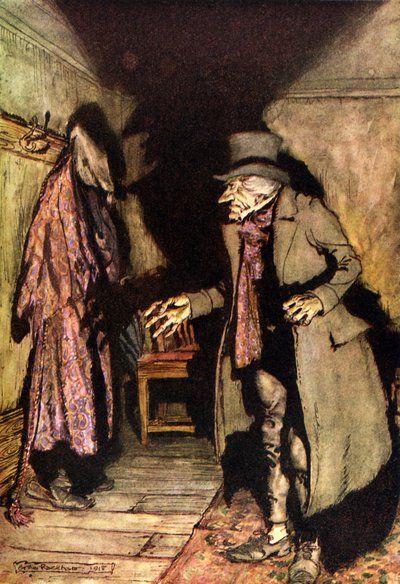 Charles Dickensin joululaulu tekijältä Arthur Rackham