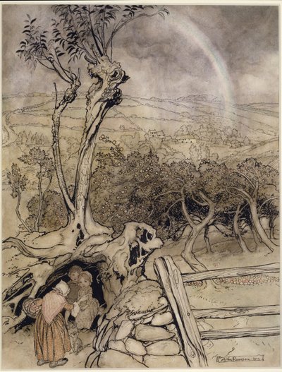 Missä sateenkaari loppuu tekijältä Arthur Rackham