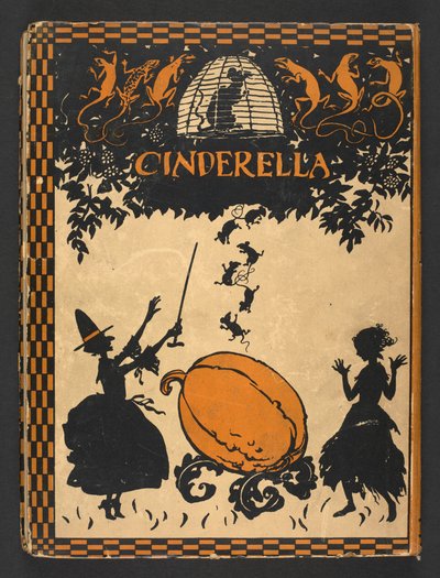 Cinderellan etukansi, uudelleen kertonut C.S. Evans ja kuvittanut Arthur Rackham tekijältä Arthur Rackham