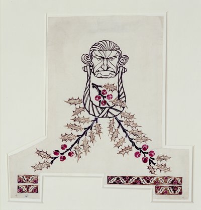 Kuvitus Charles Dickensin joululaululle, painos julkaistu 1915 (kynä ja muste seepialla ja wc paperilla) tekijältä Arthur Rackham