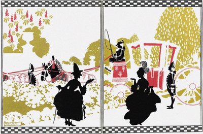 Kuvitus Fairy Tale Cinderellalle tekijältä Arthur Rackham